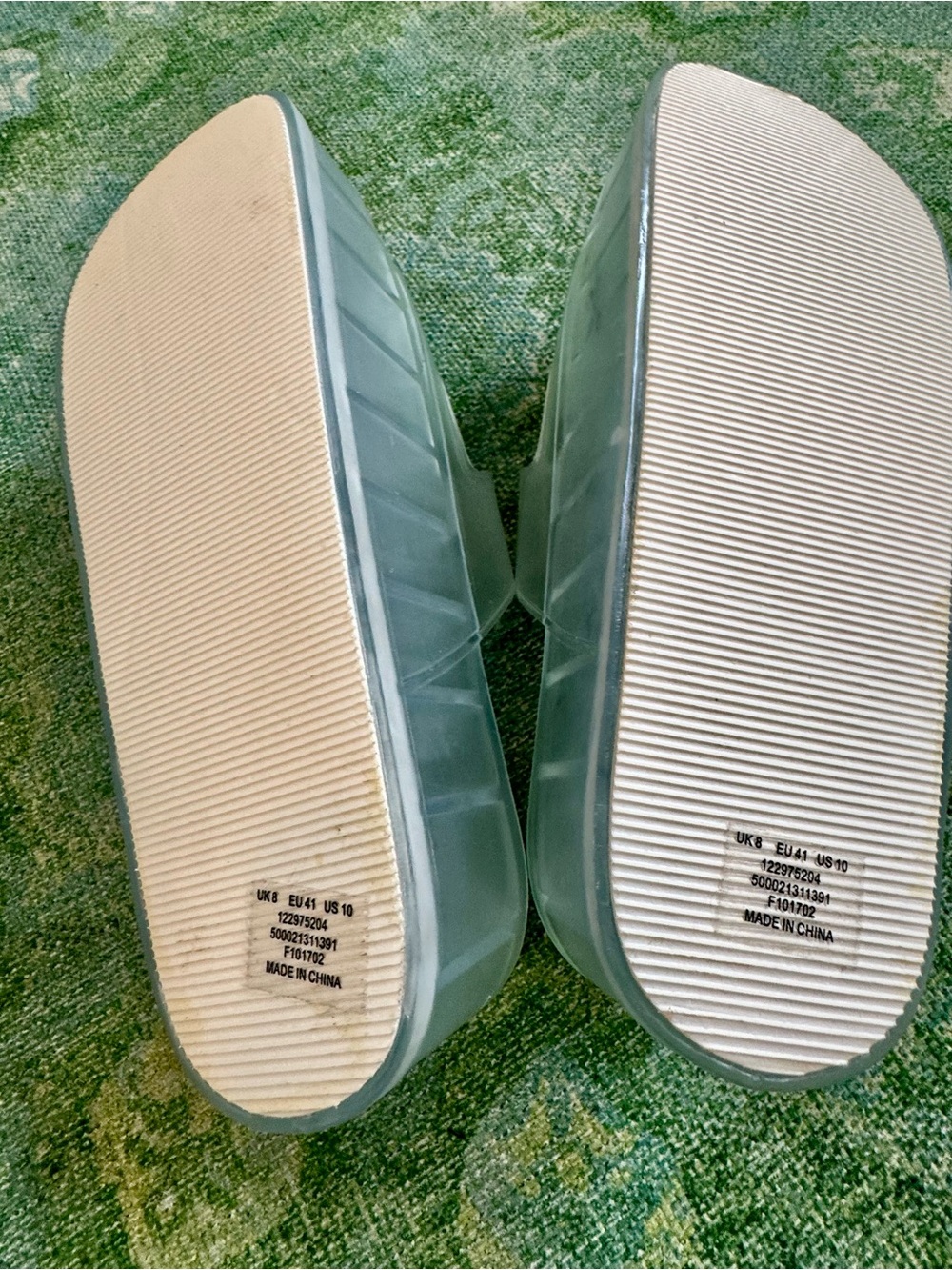 ASOS Clear Jelly Slides with Silver Buckle Details - Picture 5 of 5